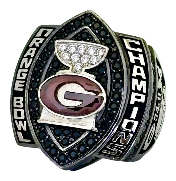 Georgia Bulldogs 2021 “National Champions” Orange Bowl *Playoff Champions* Player’s Ring