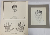 Lot of 2 Harmon Killebrew Posters & Photos w/ 1 Autographed