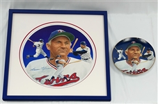 Harmon Killebrew Autographed & Framed Christopher Paluso Painting & Limited Edition Printing Plate