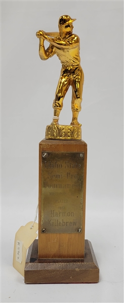 Harmon Killebrew 1953 Idaho State Semi-Pro Tournament Most Popular Player Award