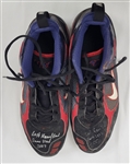 Torii Hunter 2007 Game Used & Autographed Cleats *Last Pair Worn in 2007*