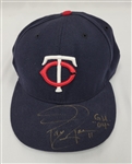 Jacque Jones 2004 Minnesota Twins Game Used & Autographed Hat