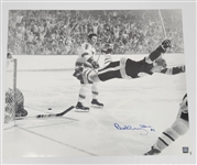 Bobby Orr Boston Bruins Autographed The Flying Goal 20x24 Photo