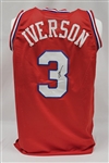 Allen Iverson Autographed Custom Jersey JSA