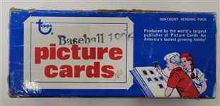 1986 Topps Baseball Complete Set & Vending Pack