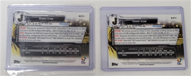 Lot of (2) 2017 Bowman Chrome Baseball Sets w/ Ohtani Mega Rookies