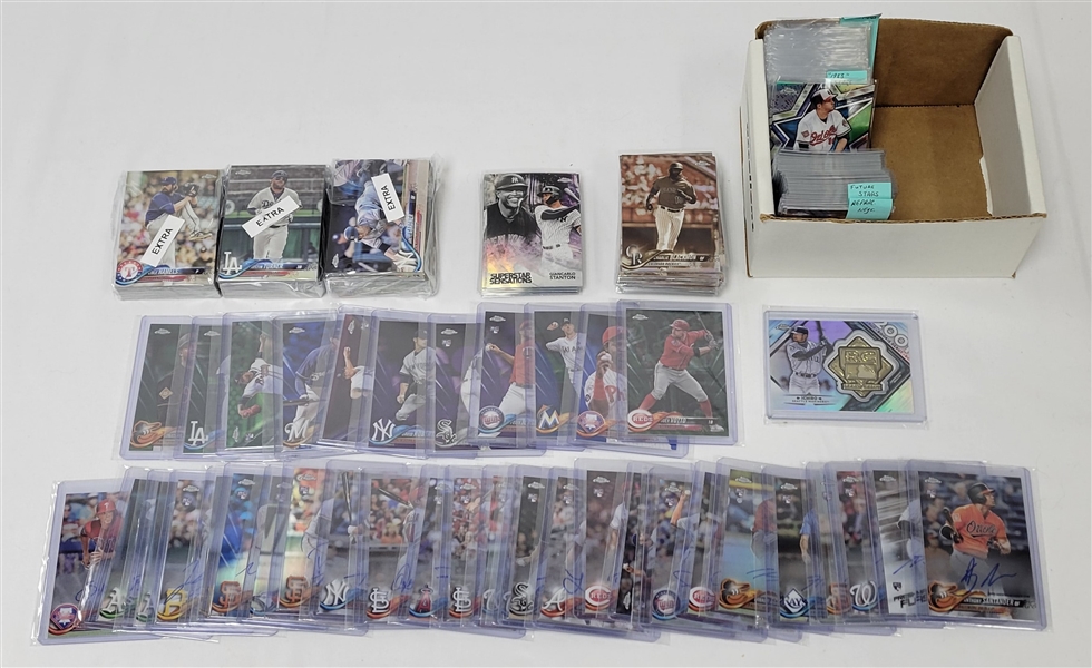 2018 Topps Chrome Baseball Card Collection w/ 1983 Variation & Refractors