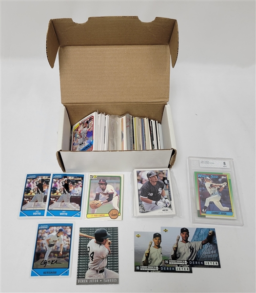 Baseball Card Collection w/ Jeter & Kershaw Rookies