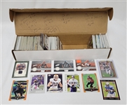 Extensive Football Card Collection w/ Patch & Rookie Cards
