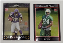 Lot of (5) 2007 Topps Chrome, Score, & Bowman Football Partial Sets w/ Lots of Rookies