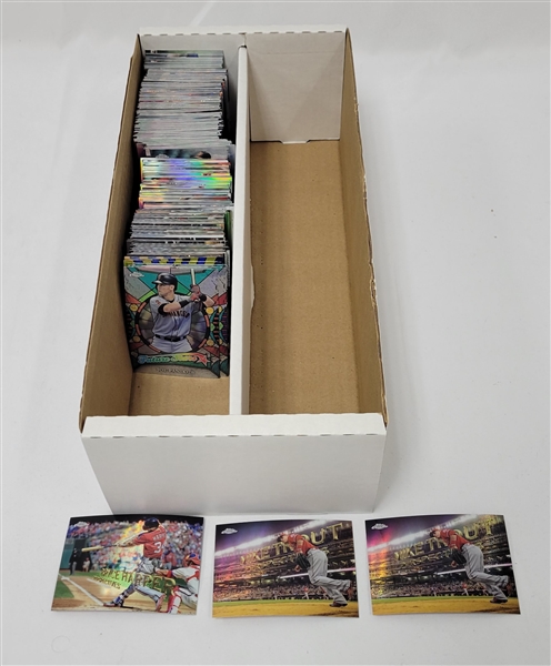 2016 Topps Chrome Baseball Card Collection w/ Trout & Harper