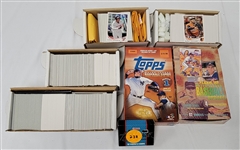1999, 2008, & 2013 Topps & Bowman Baseball Complete Sets w/ 1995 Fleer Hobby Box