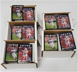 Lot of (5) 2008 Topps Chrome Football Complete Sets