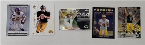 Extensive Brett Favre Card Collection