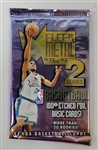 Lot of 2 Opened 1996-97 Fleer Metal Series 2 Basketball Hobby Packs *Possible Kobe Rookie*