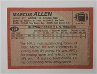1983 Topps Football Complete Set w/ Marcus Allen Rookie