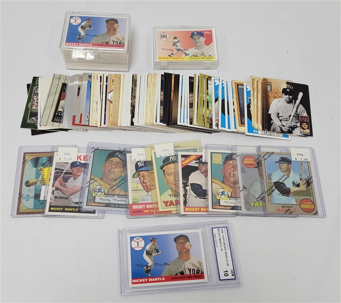 Mickey Mantle & Babe Ruth Card Collection *Mantle Reprints*