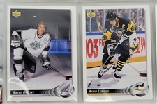 Lot of (2) 1989-90 & 1992-93 O-Pee-Chee & Upper Deck Hockey Complete Sets
