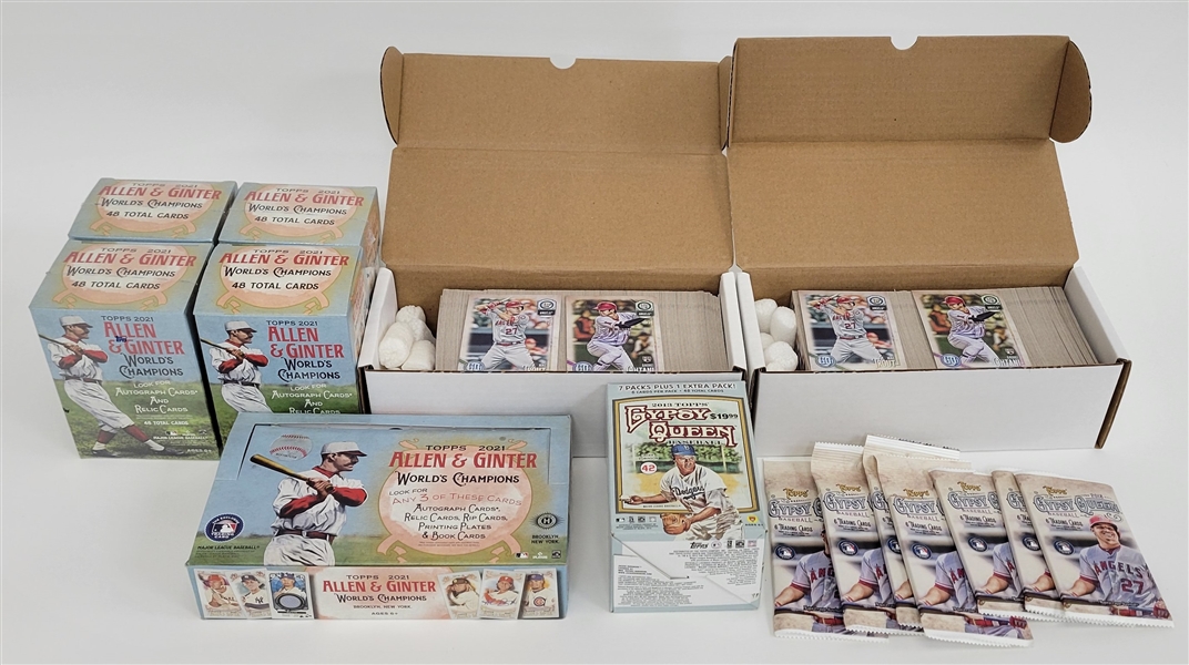 2013, 2018, & 2021 Allen & Ginter/Gypsy Queen Baseball Card Collection w/ Ohtani Rookies