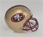 Eddie DeBartolo Autographed & Inscribed San Francisco 49ers Full Size Replica Helmet PSA/DNA