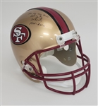 Eddie DeBartolo Autographed & Inscribed San Francisco 49ers Full Size Replica Helmet PSA/DNA