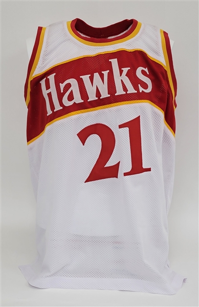 Dominique Wilkins Autographed Atlanta Hawks Jersey