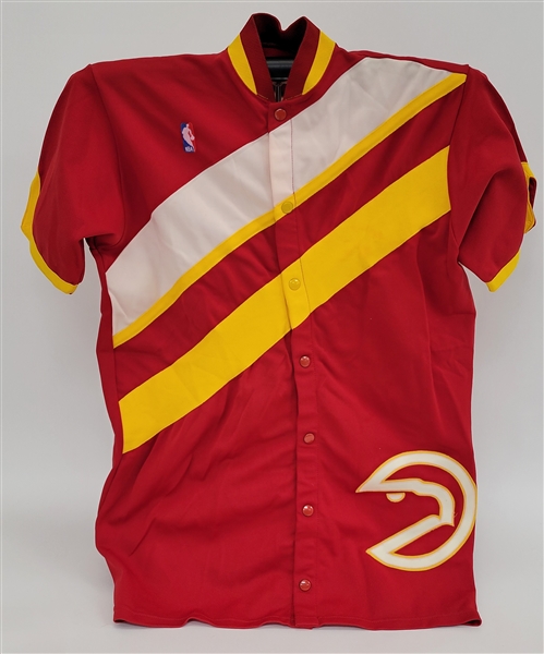 Cliff Levingston 1985-86 Atlanta Hawks Game Used Warm Up Jacket w/ LOA