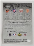 Eddie Murray/Ernie Banks/Harmon Killebrew/Willie McCovey Autographed 2005 Signs of Cooperstown 1 of 1 Card