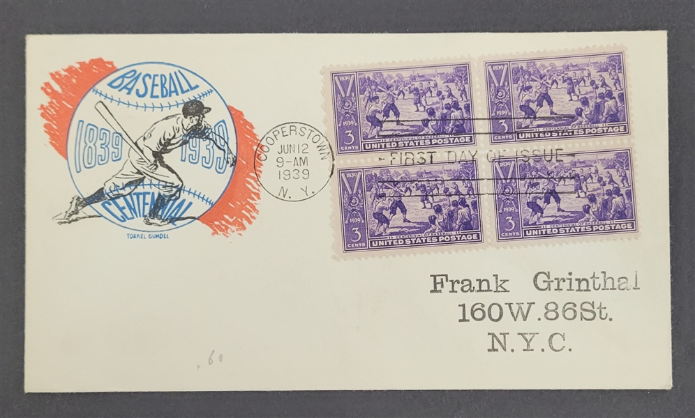 1939 First Day Issue Stamped Envelope