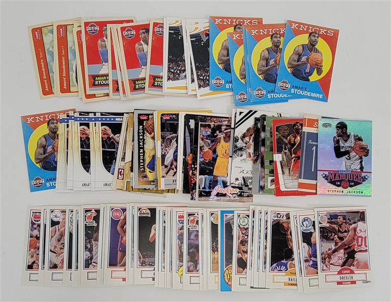 Collection of Miscellaneous Stars & Hall of Famers Basketball Cards
