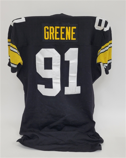 Kevin Greene 1995 Pittsburgh Steelers Game Used Jersey w/ Dave Miedema LOA