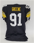 Kevin Greene 1995 Pittsburgh Steelers Game Used Jersey w/ Dave Miedema LOA