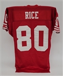 Jerry Rice 1990 San Francisco 49ers Game Used Jersey w/ Dave Miedema LOA