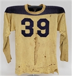 Lot of 4 Kenny Stabler/Teammates Game Used High School Football Jerseys & Letter Patches w/ Provenance
