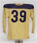 Lot of 4 Kenny Stabler/Teammates Game Used High School Football Jerseys & Letter Patches w/ Provenance