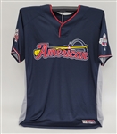 Justin Morneau 2009 Game Used & Autographed All-Star BP Jersey w/ Dave Miedema LOA & PSA/DNA