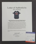 Justin Morneau 2009 Game Used & Autographed All-Star BP Jersey w/ Dave Miedema LOA & PSA/DNA