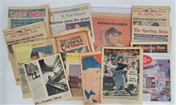 Harmon Killebrew Vintage Newspaper Collection w/ 1 Autograph