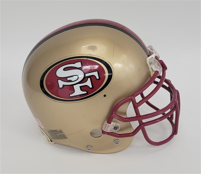 Fred Beasley San Francisco 49ers Game Used Helmet