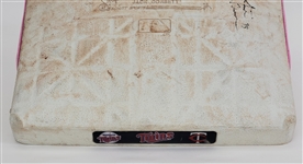 Justin Morneau 2006 Mother's Day Game Used & Autographed First Base MLB