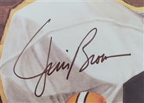 Jim Brown Autographed 27x33 Gary Thomas Cleveland Browns Lithograph LE #1203/3200 PSA/DNA