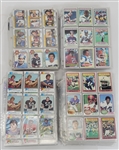 Large Collection of Over 2,000 1973-80 Topps Football Cards