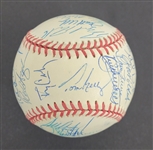 1996 Minnesota Twins Team Signed Baseball w/ Kirby Puckett Beckett LOA