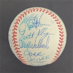 1996 Minnesota Twins Team Signed Baseball w/ Kirby Puckett Beckett LOA