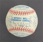 1996 Minnesota Twins Team Signed Baseball w/ Kirby Puckett Beckett LOA