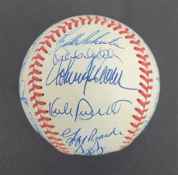 1988 Minnesota Twins Team Signed Baseball w/ Kirby Puckett Beckett LOA
