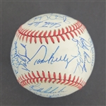 1988 Minnesota Twins Team Signed Baseball w/ Kirby Puckett Beckett LOA