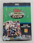 1991 Topps Stadium Club Unopened Wax Box *Favre Rookie Year*