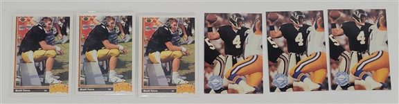 Large Collection of Over 500 Brett Favre Cards w/ Rookies