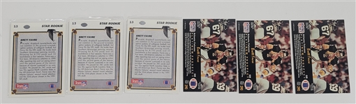 Large Collection of Over 500 Brett Favre Cards w/ Rookies